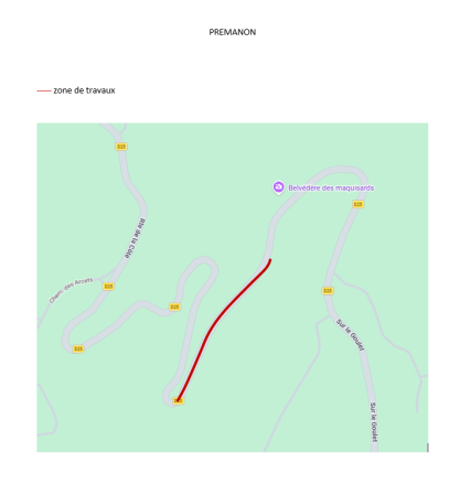 coupure de route du 23 au 26 juin, de 8 à 18 h